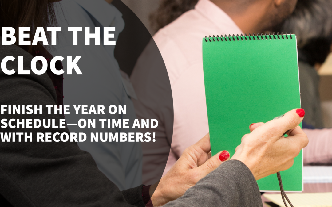 Promote the “Beat the Clock” Membership  Contest