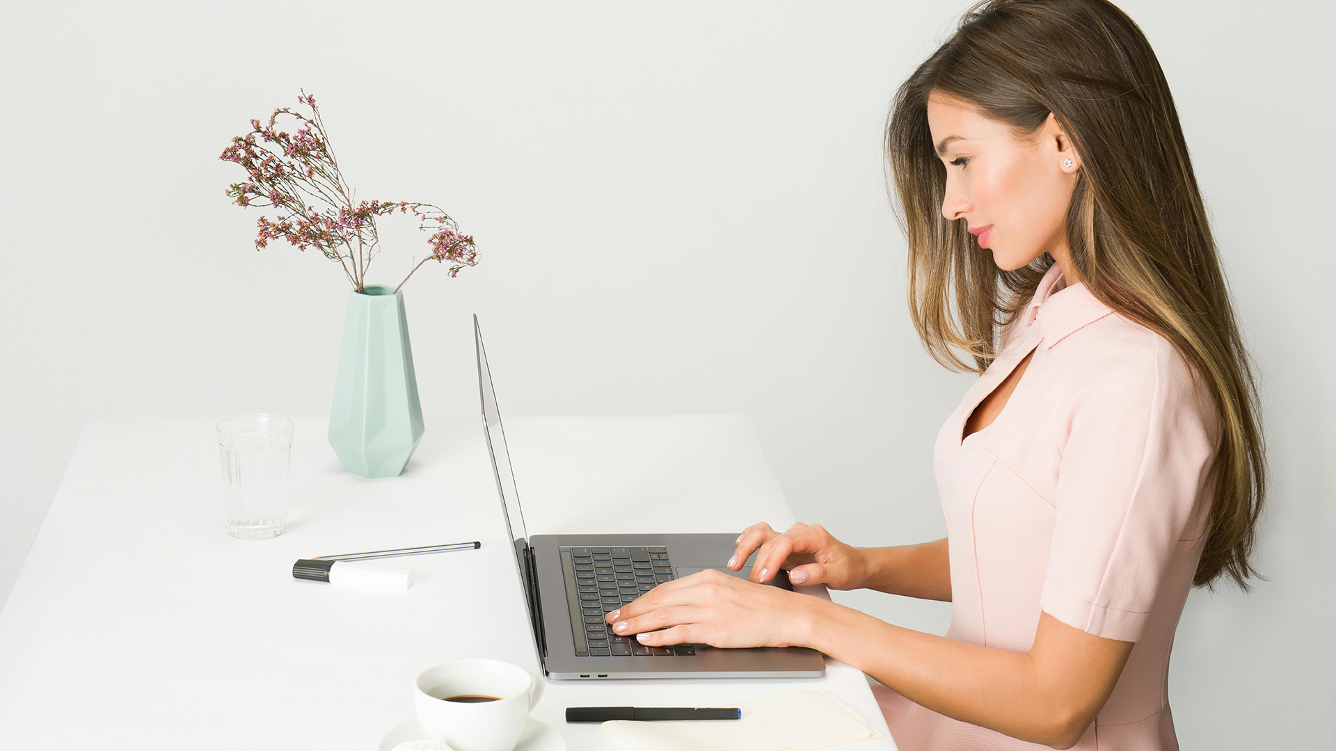 Women at computer
