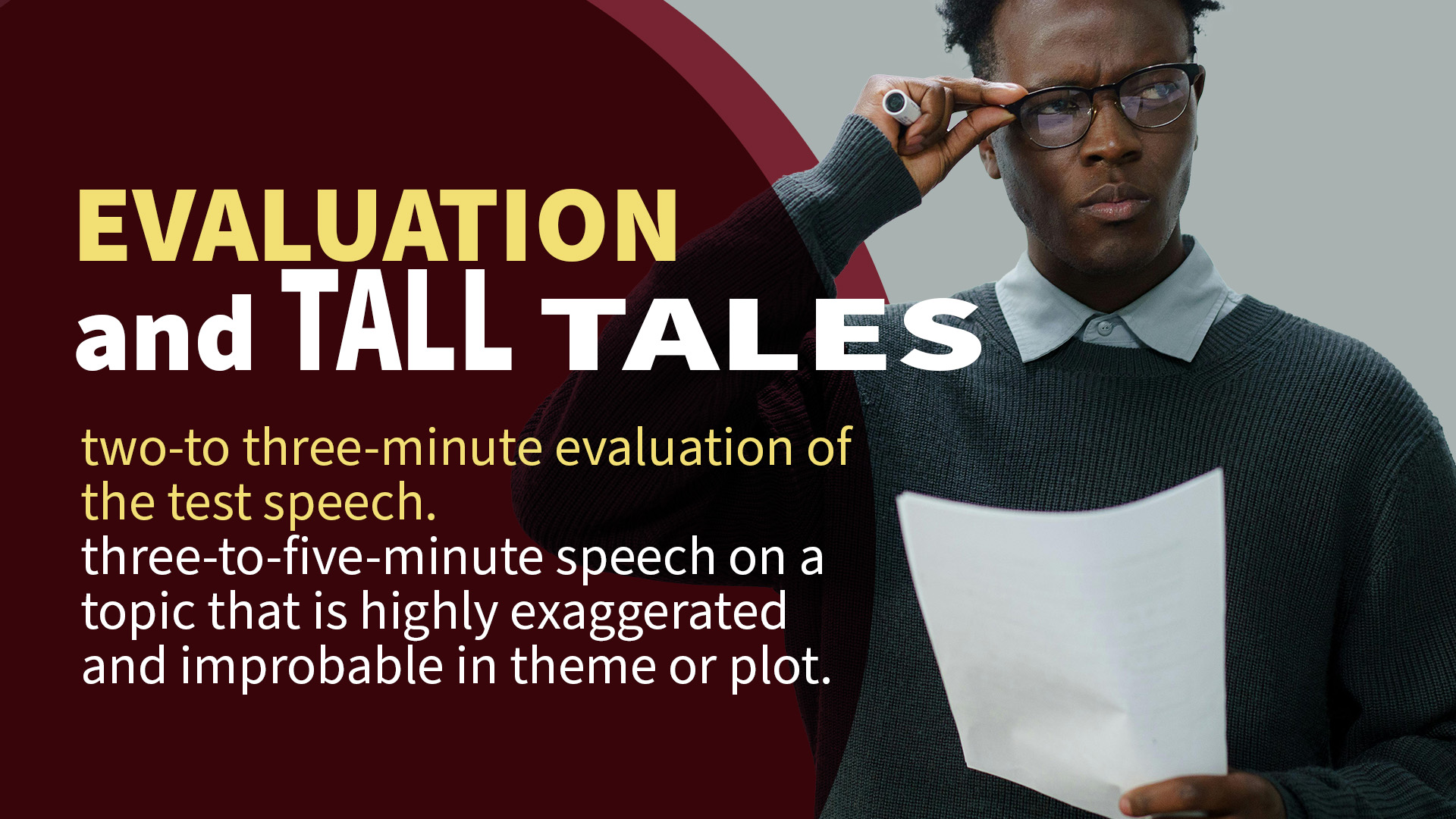 Eval and Tall Tales 2