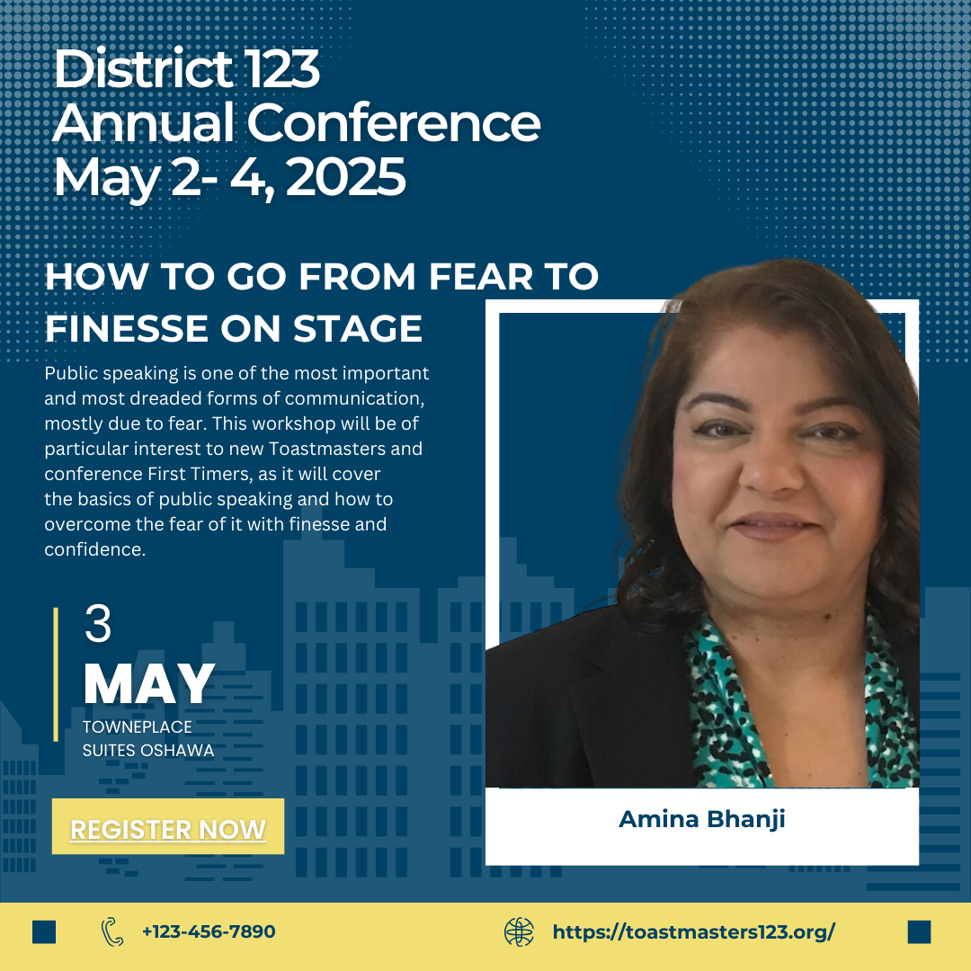 District 123 Spring Conference Dates, Times, Address