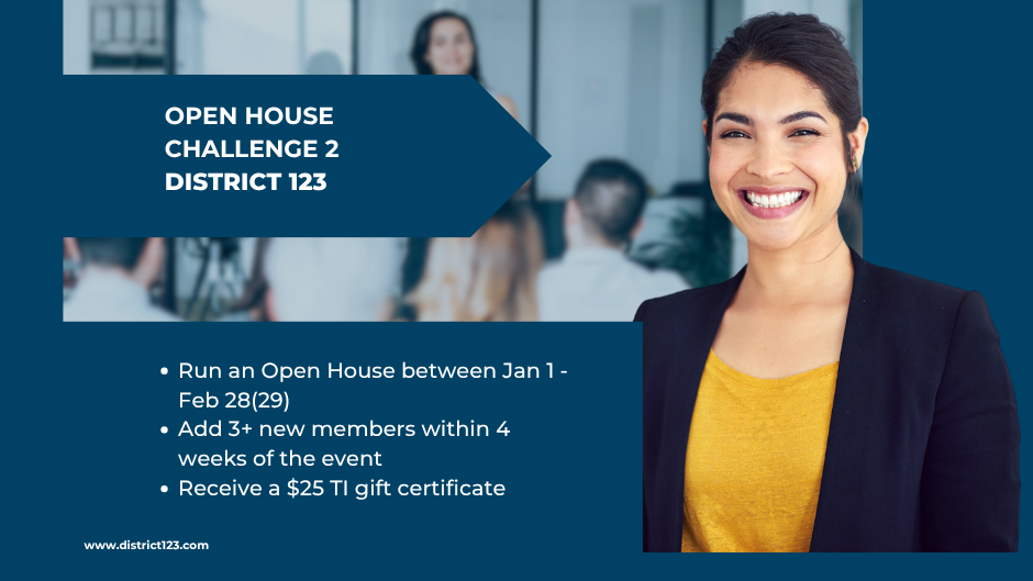 Open House Challenge 2 with items listed