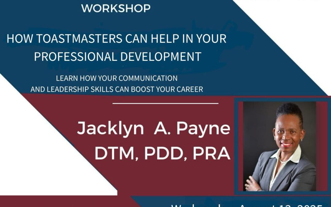 How Toastmasters Can Help in Your Professional Development