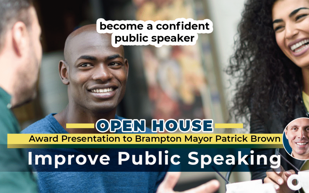 Improve Public Speaking Open House and Award to Mayor Patrick Brown