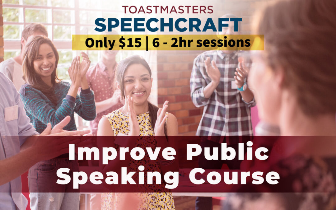 6-Week Improve Public Speaking Course – Starting October 16th