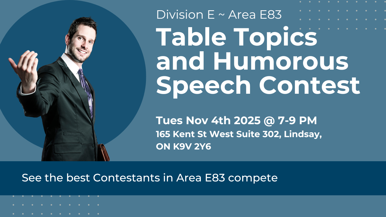 Area E83 Humorous & TT Contest