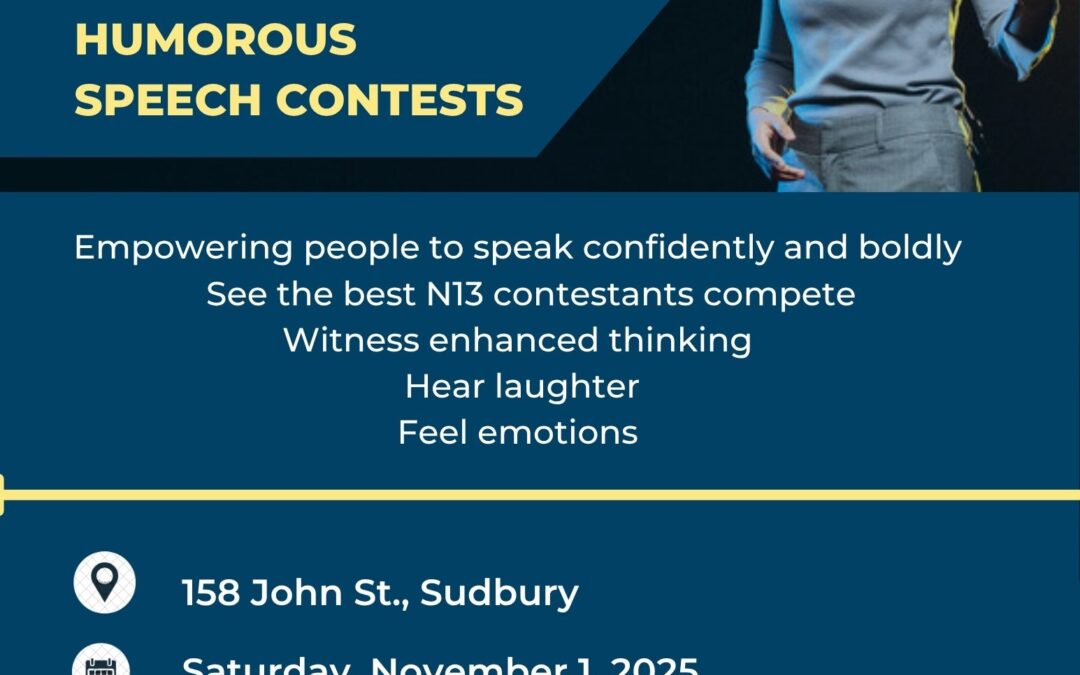 AreaN13 Table Topics and Humorous Speech Speech Contests