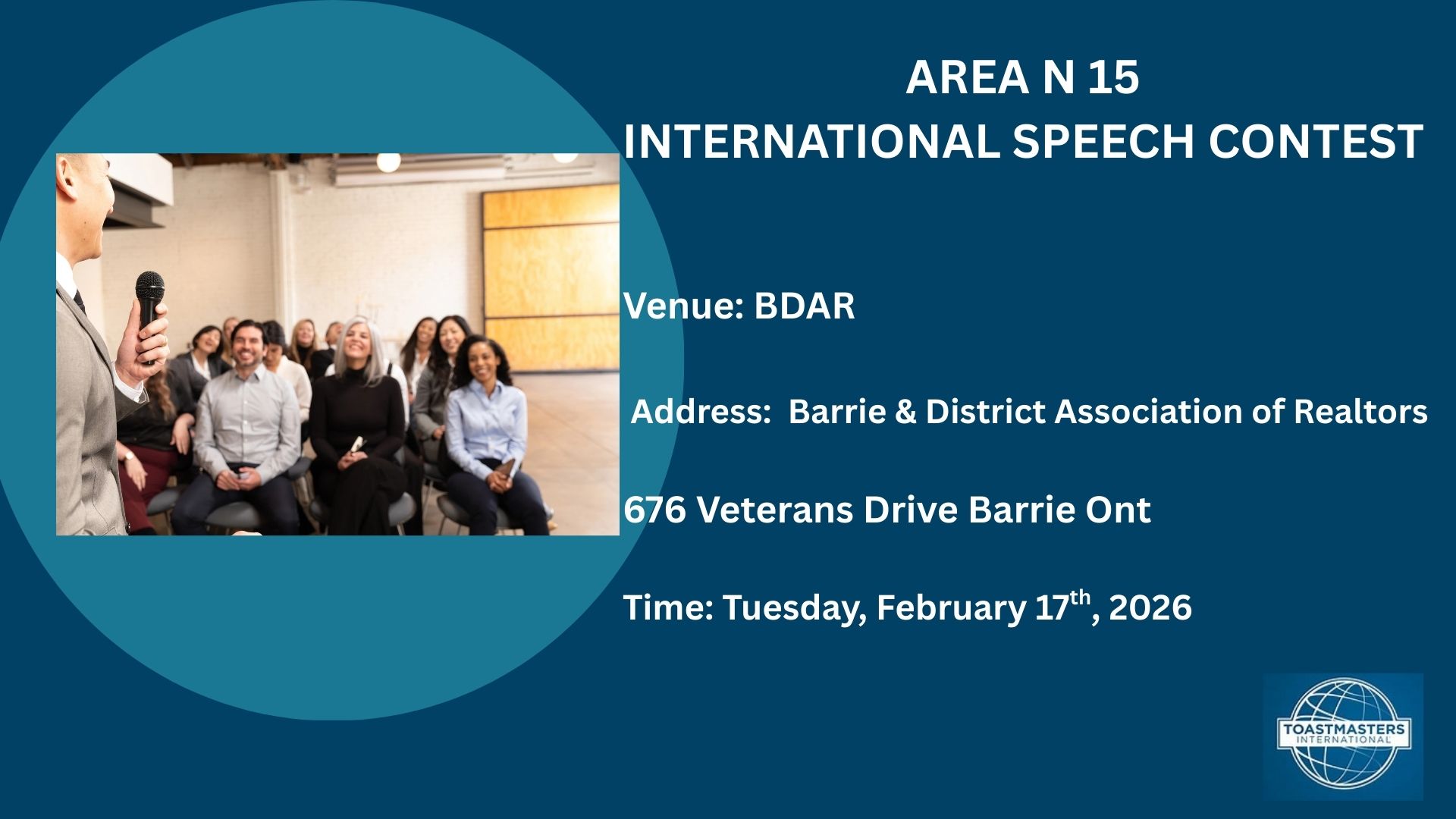 AREA N 15 INTERNATIONAL SPEECH CONTEST