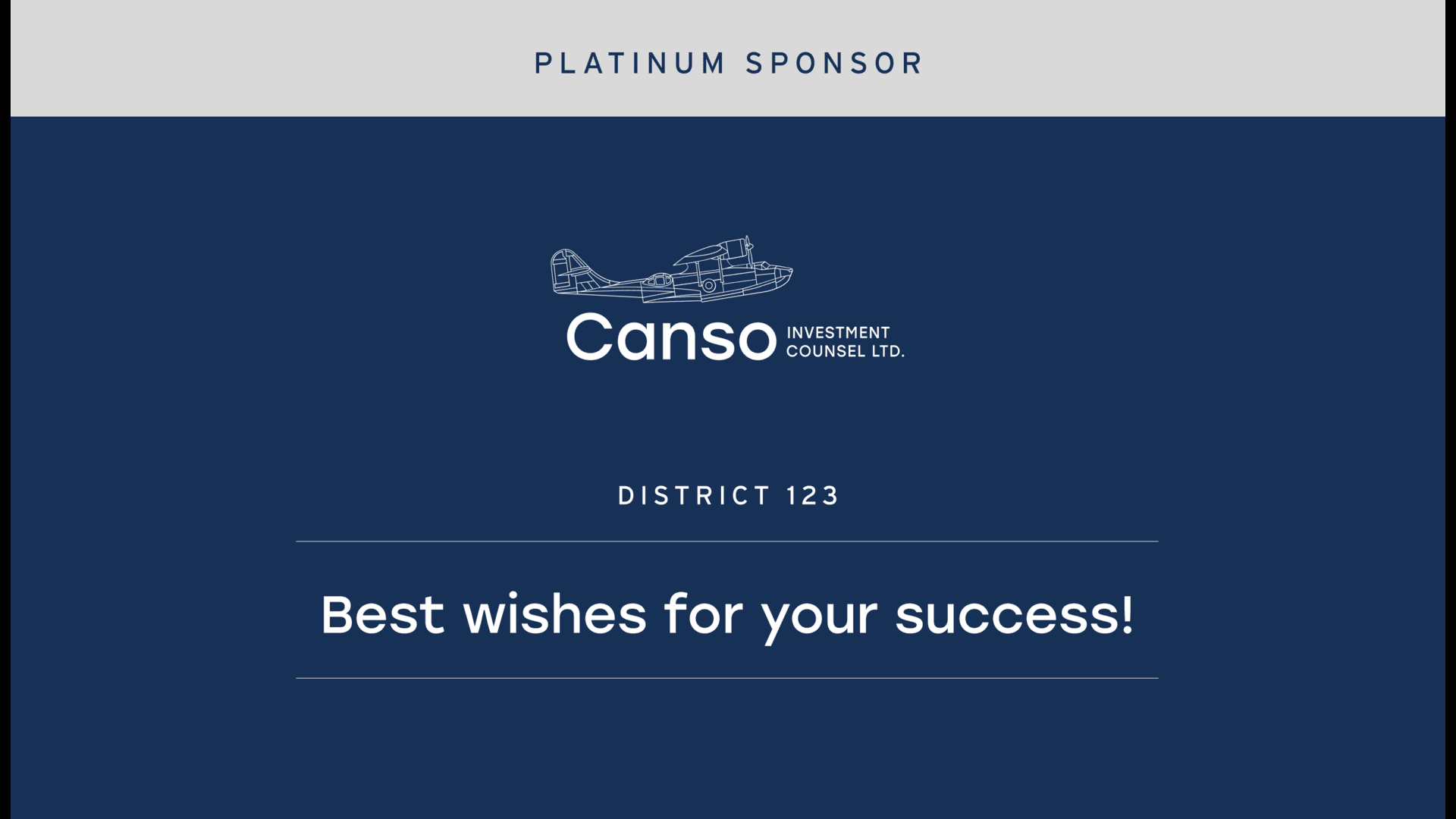 Canso Platinum sponsor 2026