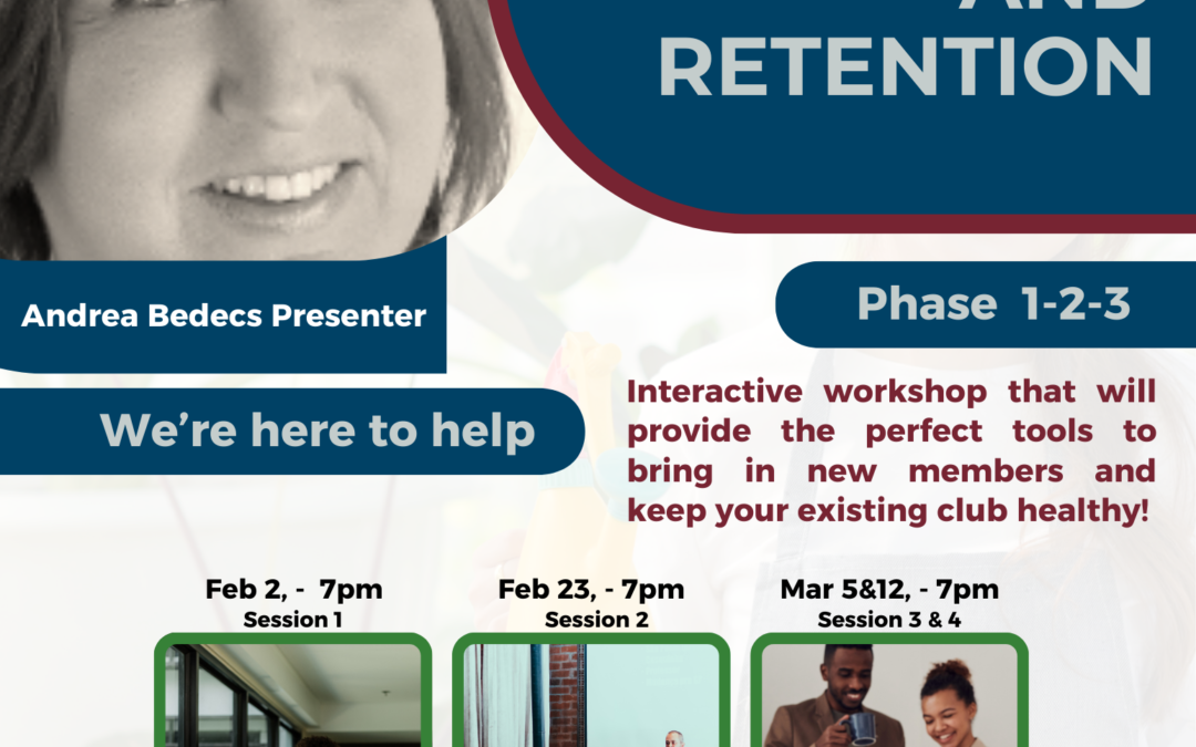 D123 Club Growth Directors Workshop Series Retention part II Thurs Mar 12