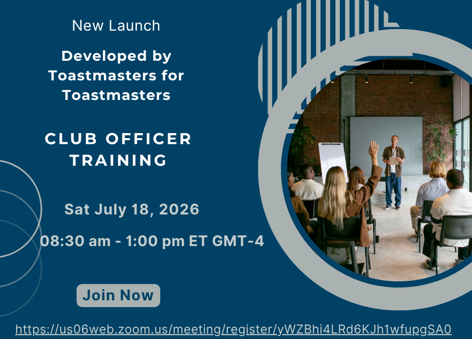 Club Officer Training (Online Only)