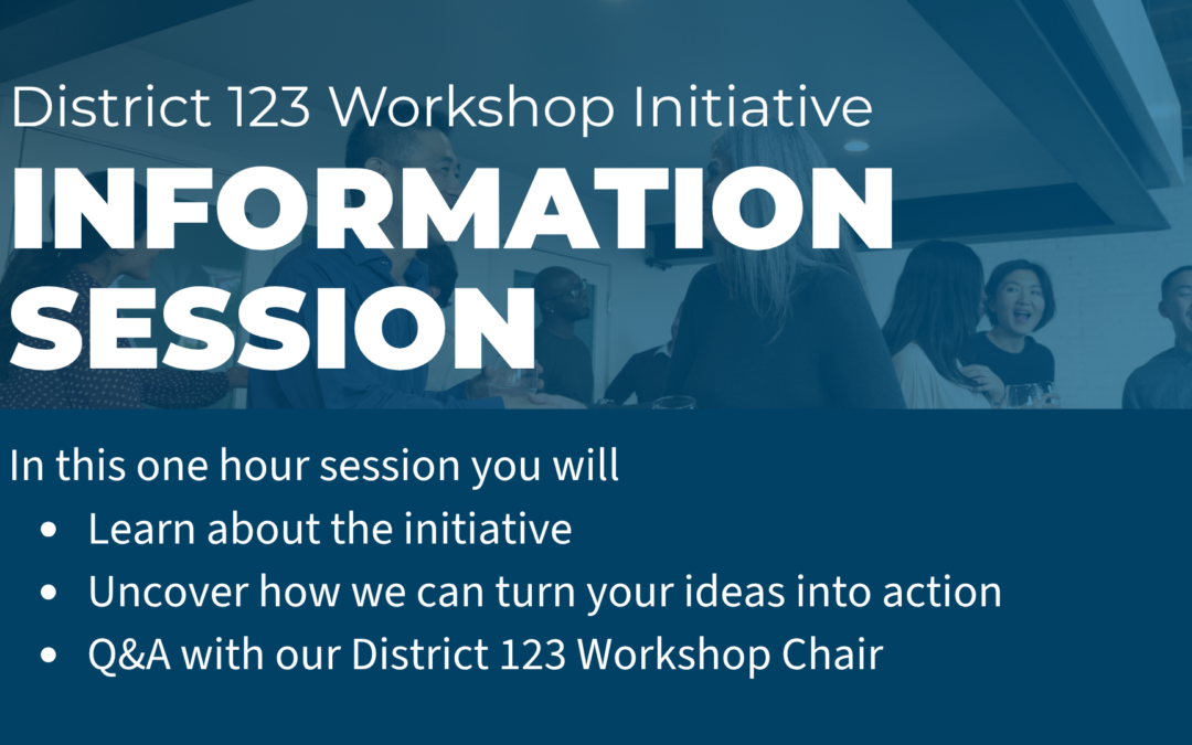 Workshop Initiative Information Session