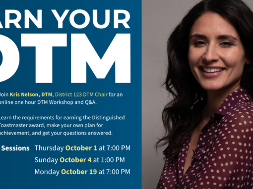 Earn Your DTM Earn Your DTM