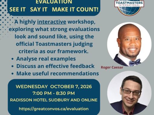 DIVISION N Evaluation Workshop See it  Say it  Make it count