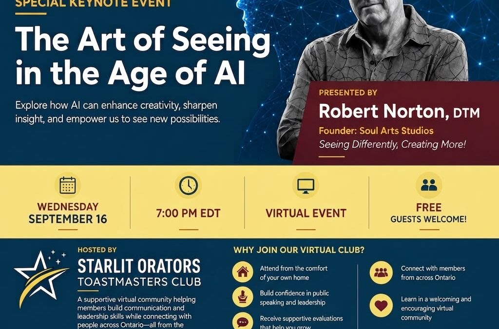 Starlit Orators Presents: The Art of Seeing in the Age of AI