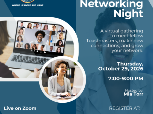 Toastmasters Networking Night