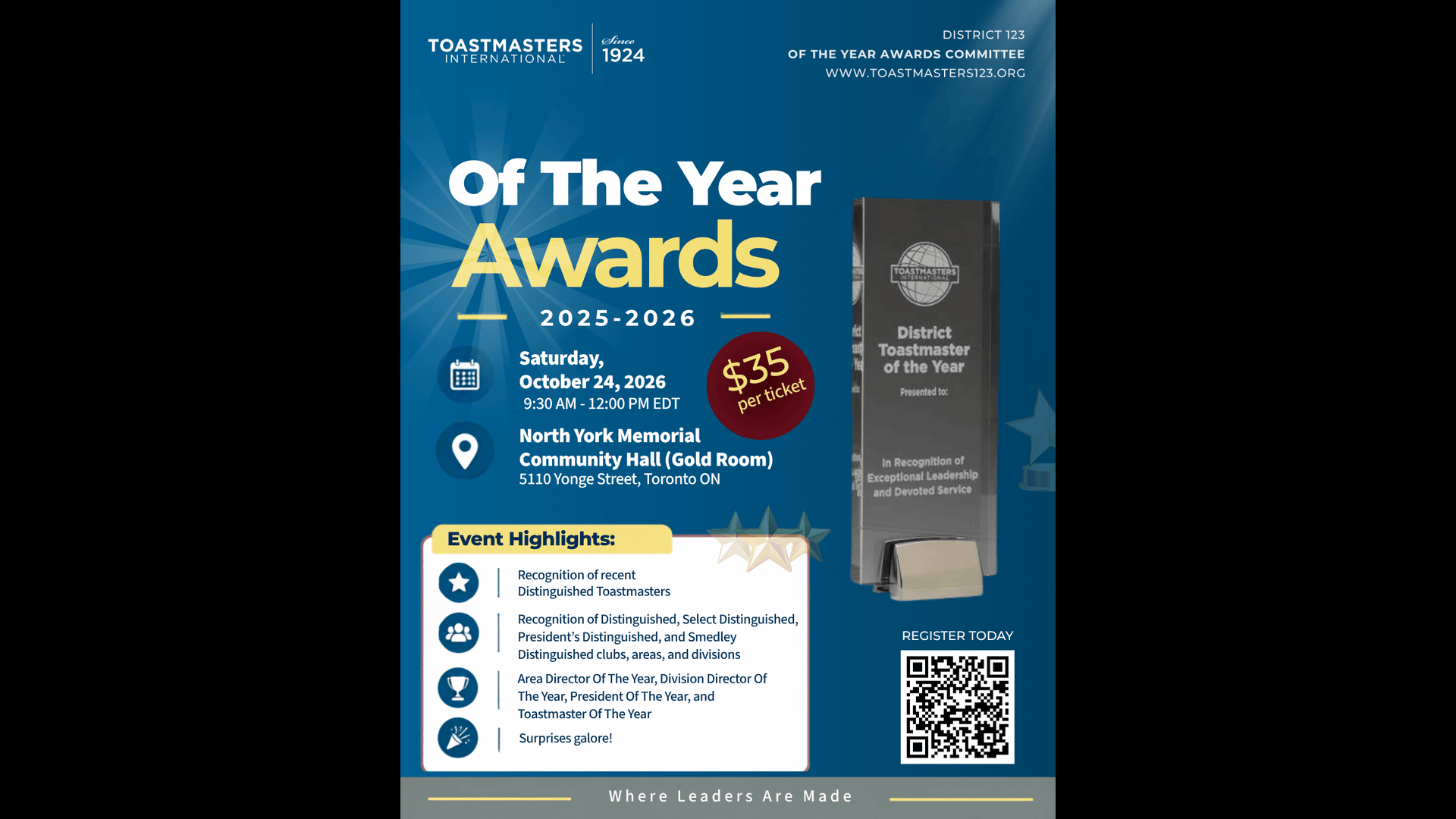 of the year awards_1920_1080 Of the Year Awards 2025-2026 with qR code